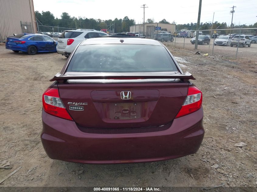 2012 Honda Civic Ex-L VIN: 2HGFB2F91CH505505 Lot: 40891065