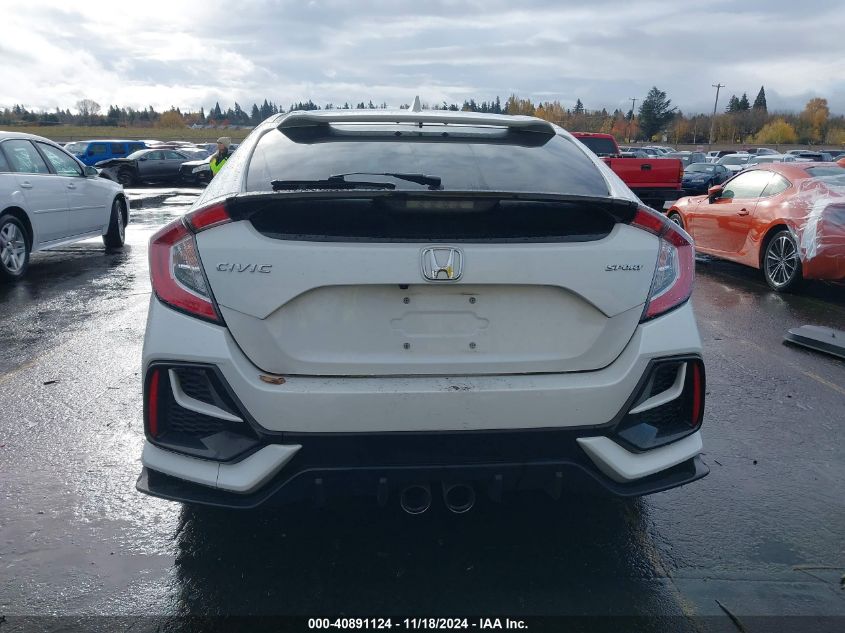 2021 Honda Civic Sport VIN: SHHFK7H45MU400274 Lot: 40891124