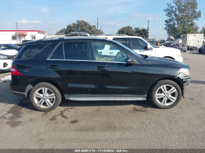 2014 Mercedes-Benz Ml 350 VIN: 4JGDA5JB7EA392709 Lot: 40891175