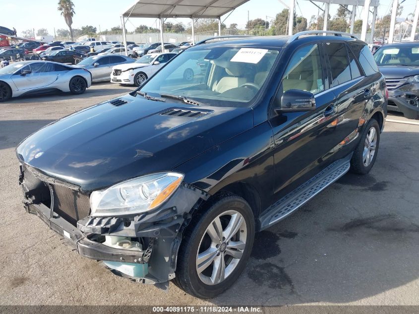 VIN 4JGDA5JB7EA392709 2014 Mercedes-Benz ML 350 no.2