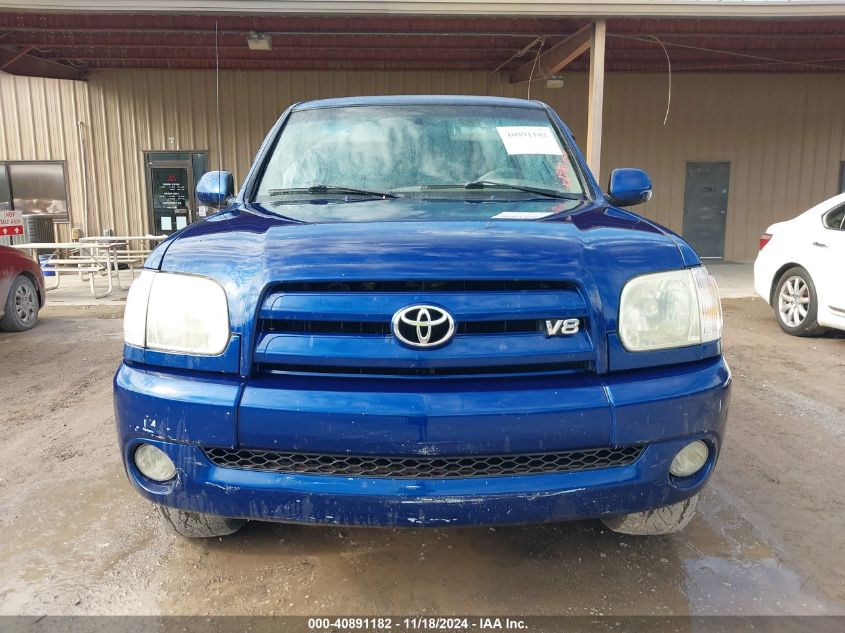 2005 Toyota Tundra Limited V8 VIN: 5TBDT48155S474567 Lot: 40891182