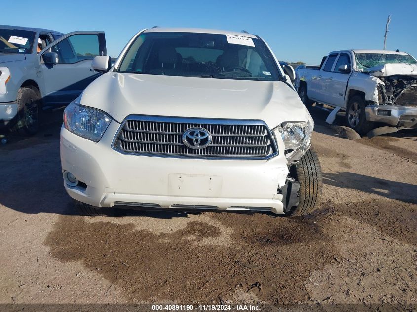 2008 Toyota Highlander Hybrid Limited VIN: JTEEW44A182021014 Lot: 40891190