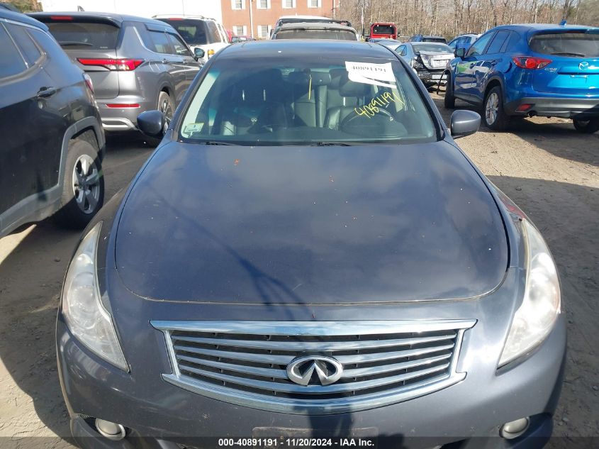 2013 Infiniti G37X VIN: JN1CV6AR5DM758173 Lot: 40891191