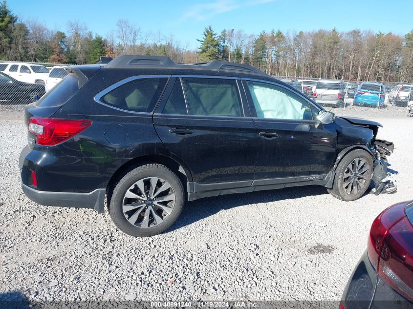 2016 Subaru Outback 2.5I Limited VIN: 4S4BSANC1G3315308 Lot: 40891240