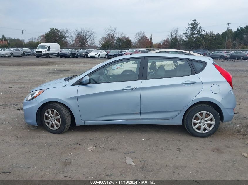 2013 Hyundai Accent Gs VIN: KMHCT5AE1DU060150 Lot: 40891247