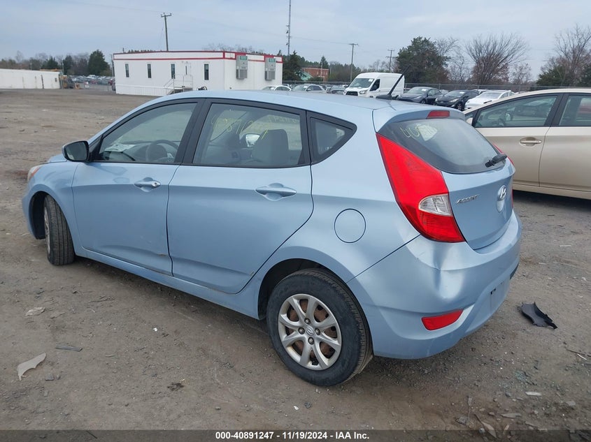 Vin: kmhct5ae1du060150, lot: 41380939, hyundai accent gs 20133
