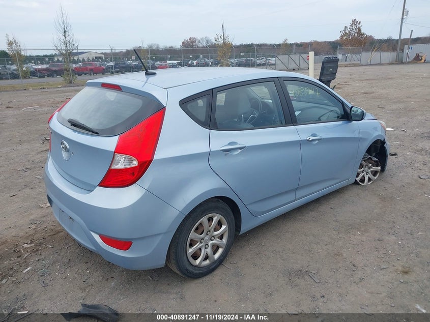 Vin: kmhct5ae1du060150, lot: 41380939, hyundai accent gs 20134
