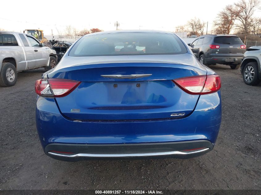 2015 Chrysler 200 Limited VIN: 1C3CCCABXFN571937 Lot: 40891257