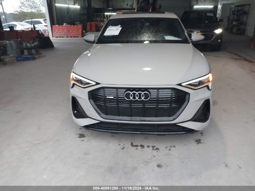 2021 Audi E-Tron Sportback Premium Quattro VIN: WA11AAGE3MB026072 Lot: 40891288