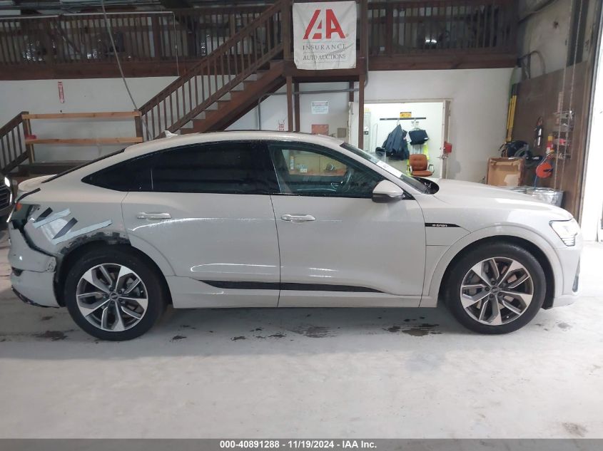 2021 Audi E-Tron Sportback Premium Quattro VIN: WA11AAGE3MB026072 Lot: 40891288