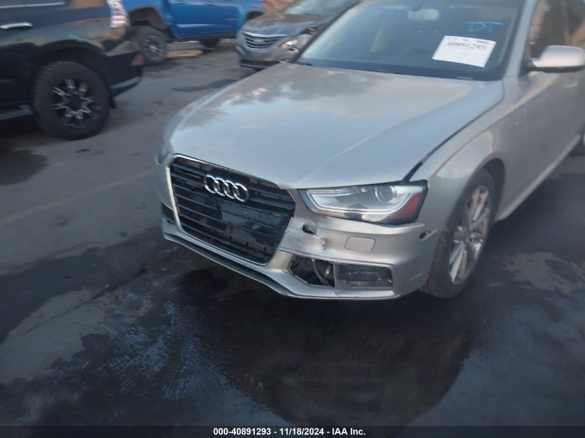 2014 Audi A4 2.0T Premium VIN: WAUFFAFL5EN034104 Lot: 40891293