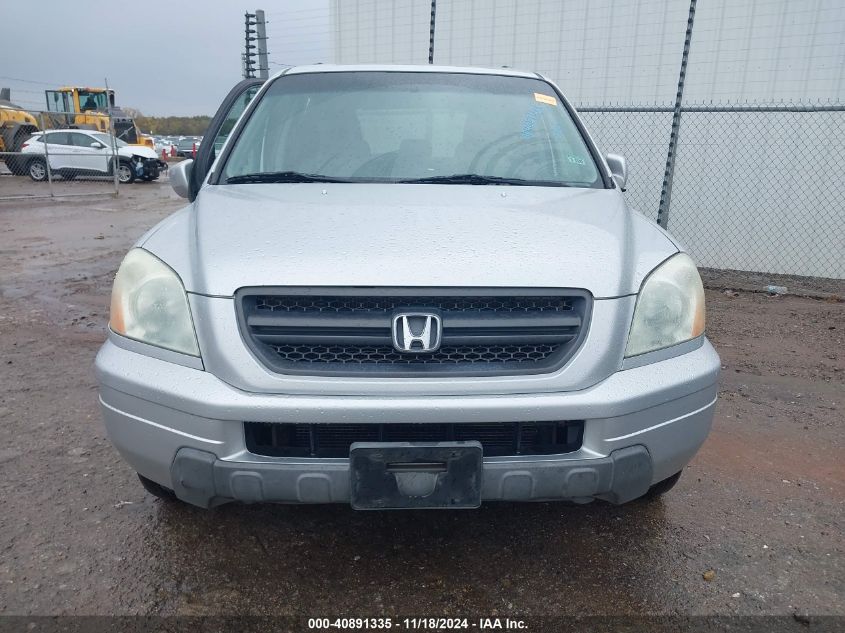 2003 Honda Pilot Ex-L VIN: 2HKYF18503H589856 Lot: 40891335