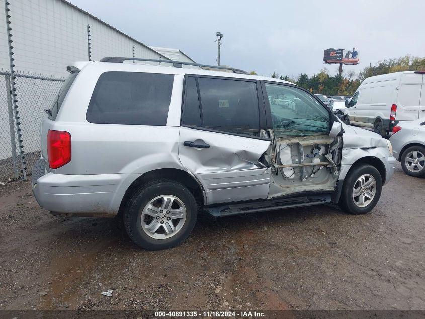 2003 Honda Pilot Ex-L VIN: 2HKYF18503H589856 Lot: 40891335