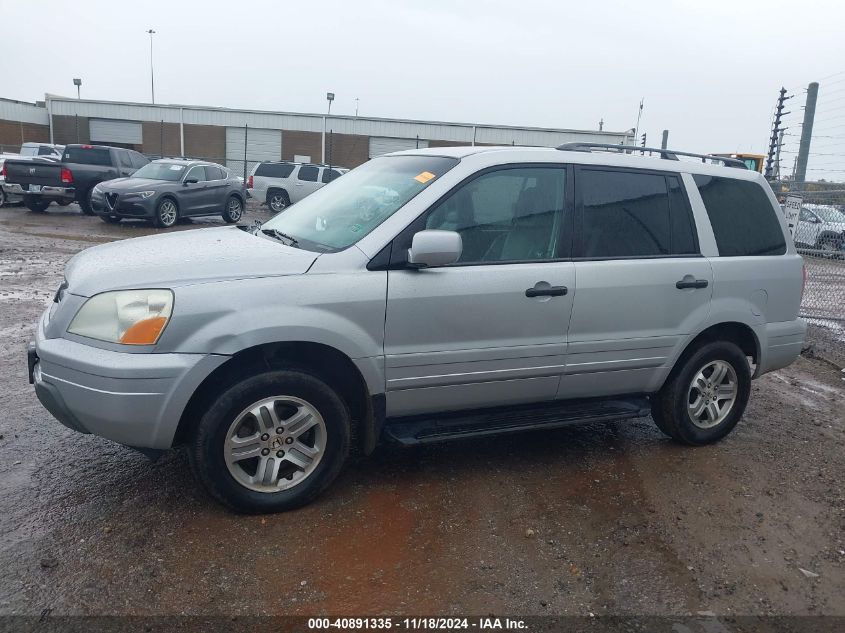 2003 Honda Pilot Ex-L VIN: 2HKYF18503H589856 Lot: 40891335