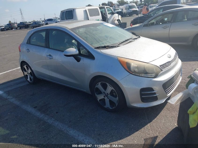 VIN KNADN5A38G6678606 2016 KIA RIO no.1