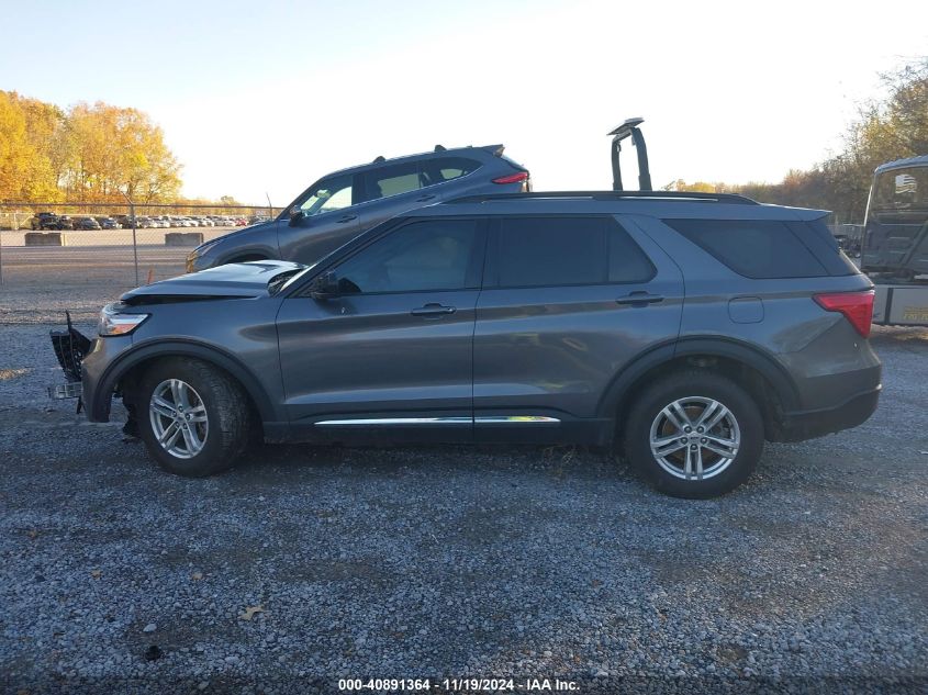 2022 Ford Explorer Xlt VIN: 1FMSK8DH4NGA81466 Lot: 40891364