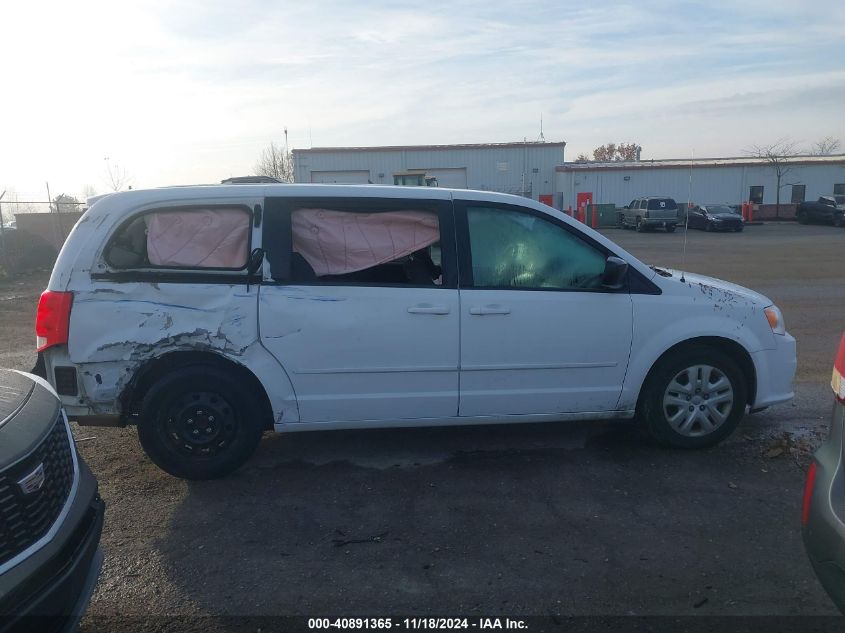 2017 DODGE GRAND CARAVAN SE - 2C4RDGBG3HR862113