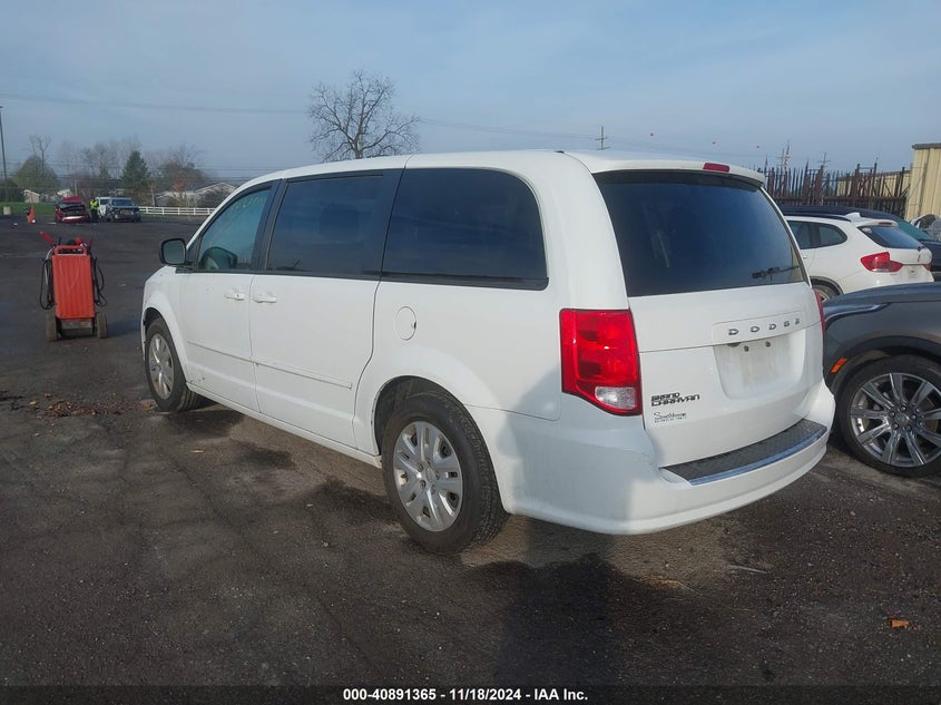 2017 DODGE GRAND CARAVAN SE - 2C4RDGBG3HR862113