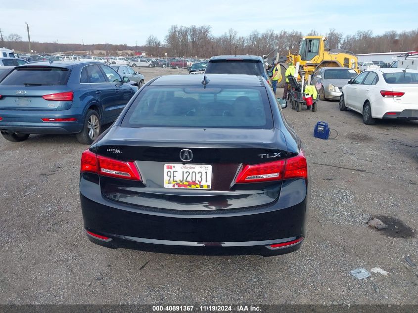 2018 Acura Tlx VIN: 19UUB1F31JA001500 Lot: 40891367