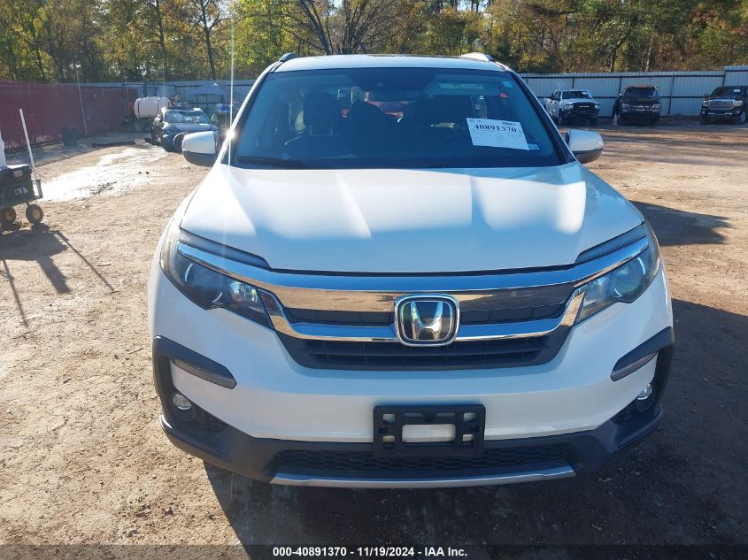 2019 Honda Pilot Ex-L VIN: 5FNYF5H50KB035303 Lot: 40891370