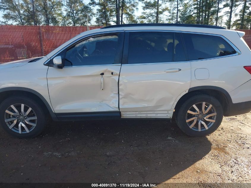 2019 Honda Pilot Ex-L VIN: 5FNYF5H50KB035303 Lot: 40891370