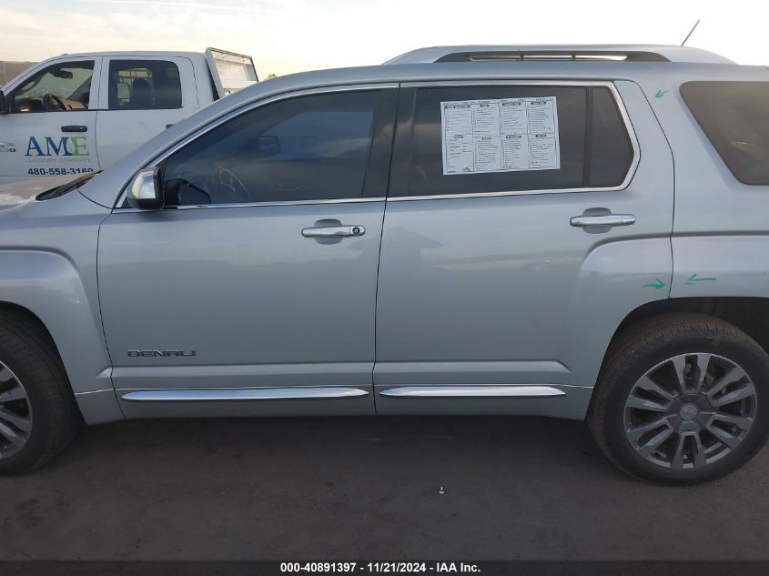 2017 GMC Terrain Denali VIN: 2GKFLRE38H6133749 Lot: 40891397