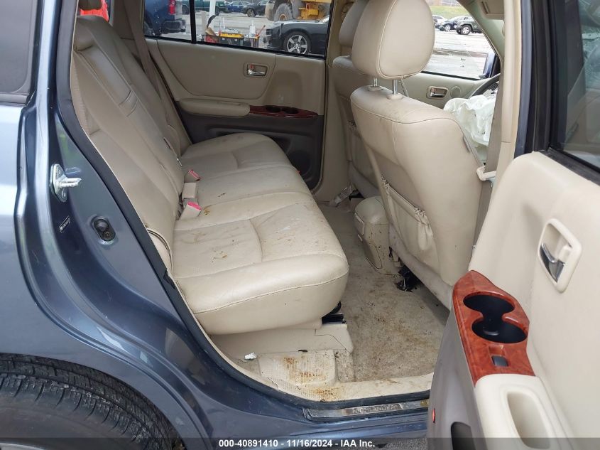 2006 TOYOTA HIGHLANDER VIN: JTEDW21A660014315
