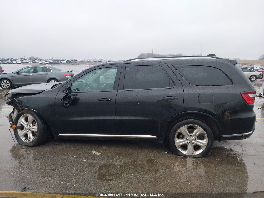 2014 Dodge Durango Limited VIN: 1C4RDJDG1EC349697 Lot: 40891417