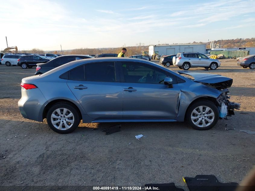 2021 Toyota Corolla Le VIN: JTDEPMAE2MJ126606 Lot: 40891419