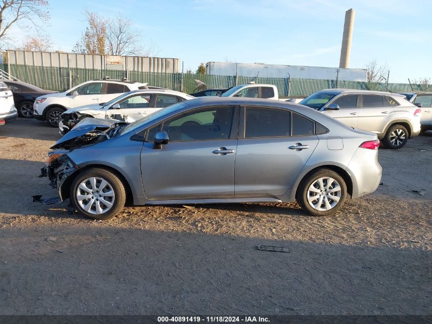 2021 Toyota Corolla Le VIN: JTDEPMAE2MJ126606 Lot: 40891419