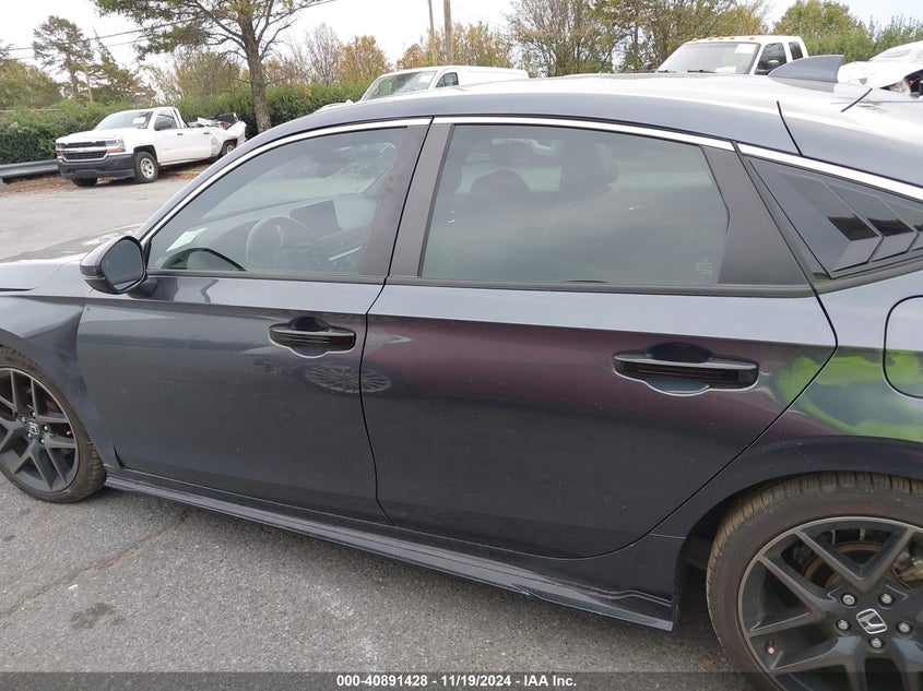 2022 HONDA CIVIC VIN: 19XFL1H87NE017720