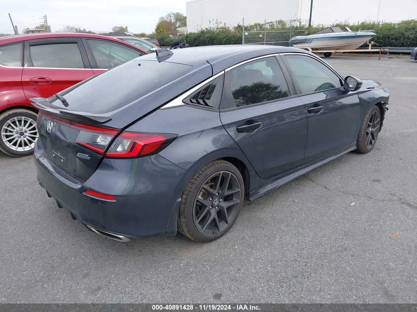 2022 HONDA CIVIC VIN: 19XFL1H87NE017720