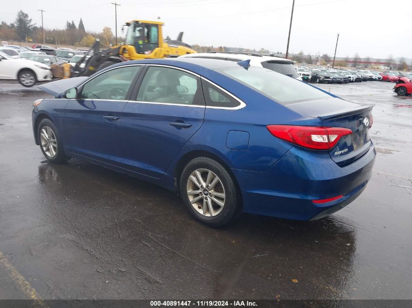 VIN 5NPE24AF9HH510355 2017 Hyundai Sonata, SE no.3