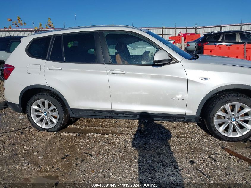 2017 BMW X3 XDRIVE28I - 5UXWX9C36H0W79850