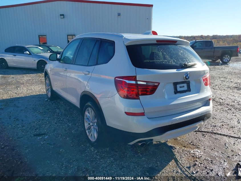 2017 BMW X3 XDRIVE28I - 5UXWX9C36H0W79850