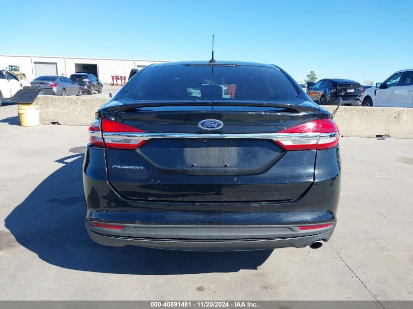 2017 Ford Fusion S VIN: 3FA6P0G76HR349481 Lot: 40891481