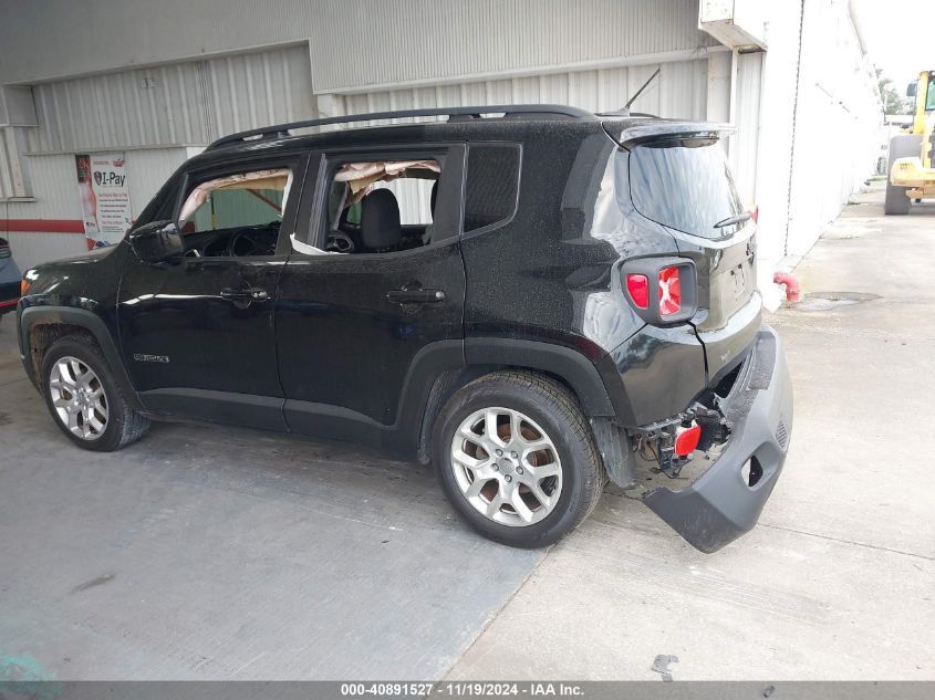 2017 Jeep Renegade Latitude Fwd VIN: ZACCJABB5HPF39640 Lot: 40891527