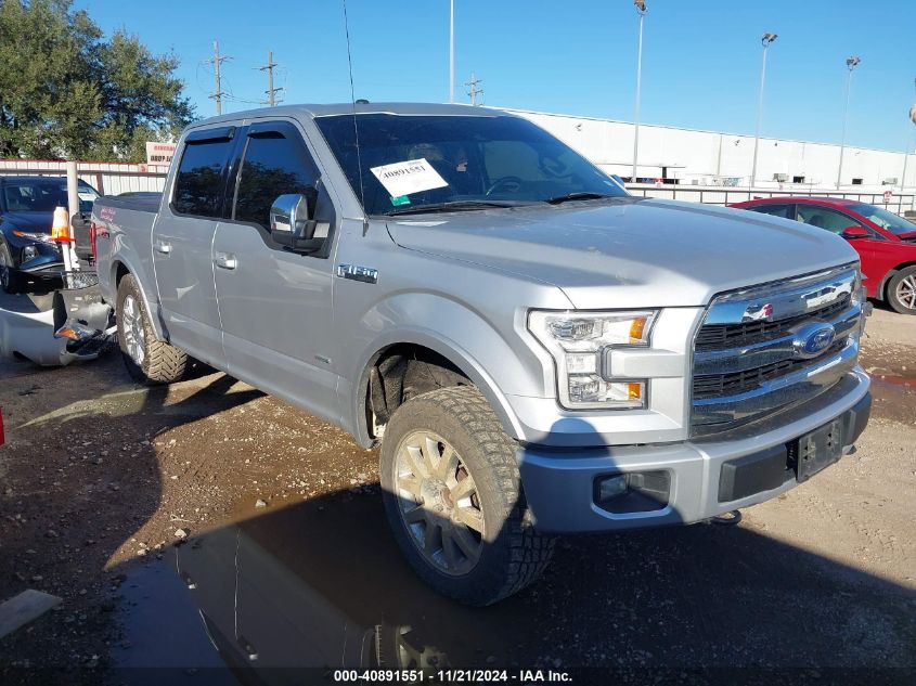 2015 FORD F-150 LARIAT - 1FTEW1EG7FFA70472