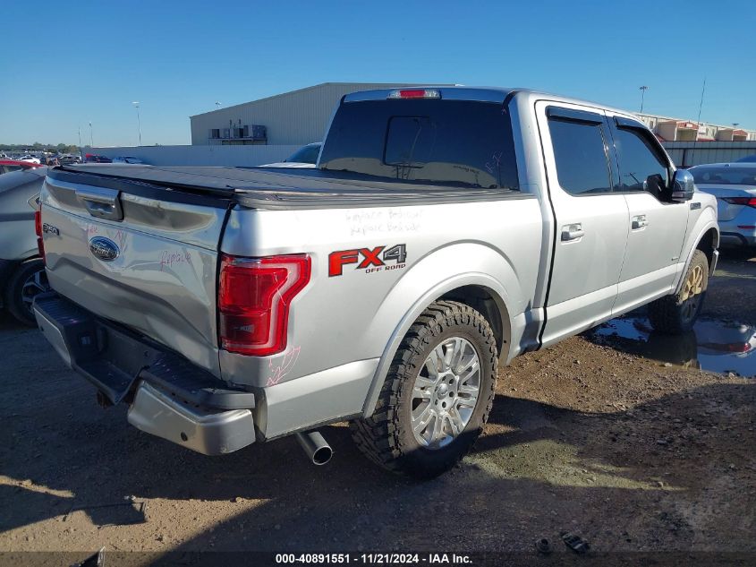 VIN 1FTEW1EG7FFA70472 2015 Ford F-150, Lariat no.4