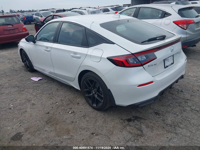2025 HONDA CIVIC VIN: 19XFL2H88SE000166