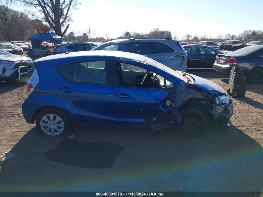 2013 Toyota Prius C Two VIN: JTDKDTB38D1543134 Lot: 40891579