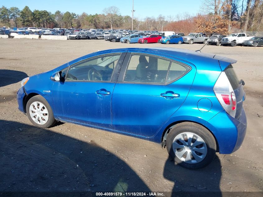 2013 Toyota Prius C Two VIN: JTDKDTB38D1543134 Lot: 40891579