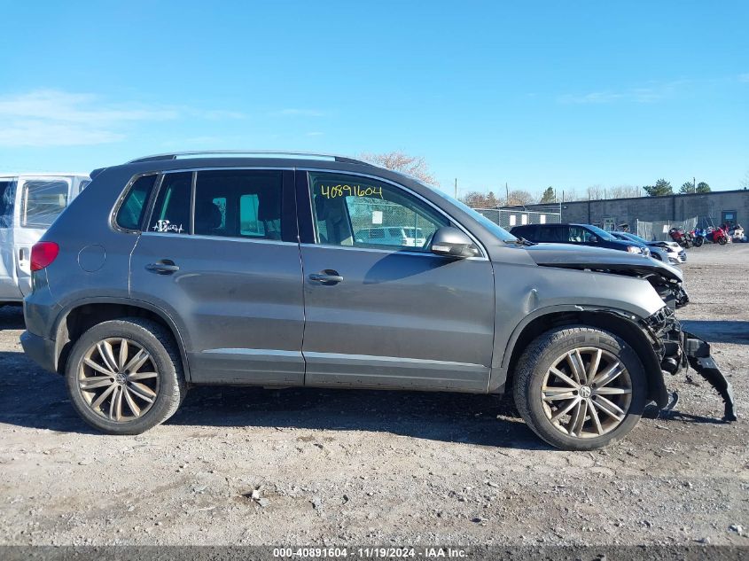 2014 Volkswagen Tiguan Se VIN: WVGBV3AX7EW611327 Lot: 40891604