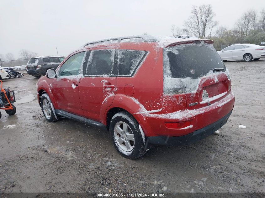 2010 Mitsubishi Outlander Es VIN: JA4AT2AW3AZ007414 Lot: 40891635