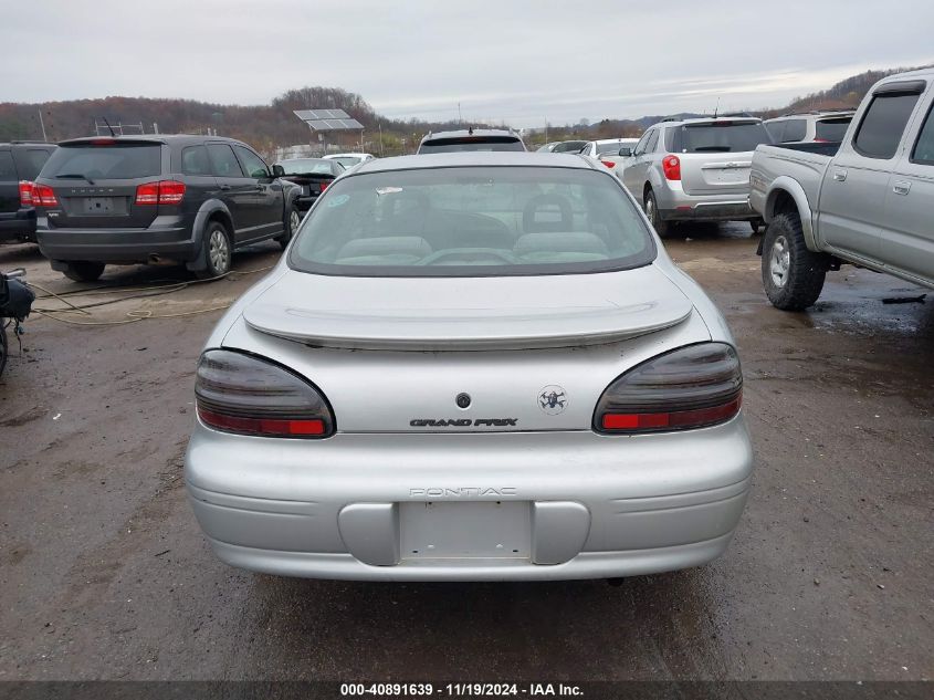 2001 Pontiac Grand Prix Se VIN: 1G2WK52J21F270521 Lot: 40891639