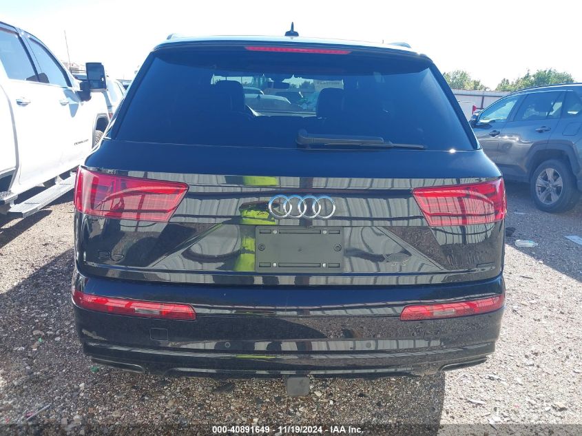 2019 Audi Q7 55 Premium/55 Se Premium VIN: WA1LAAF78KD047772 Lot: 40891649