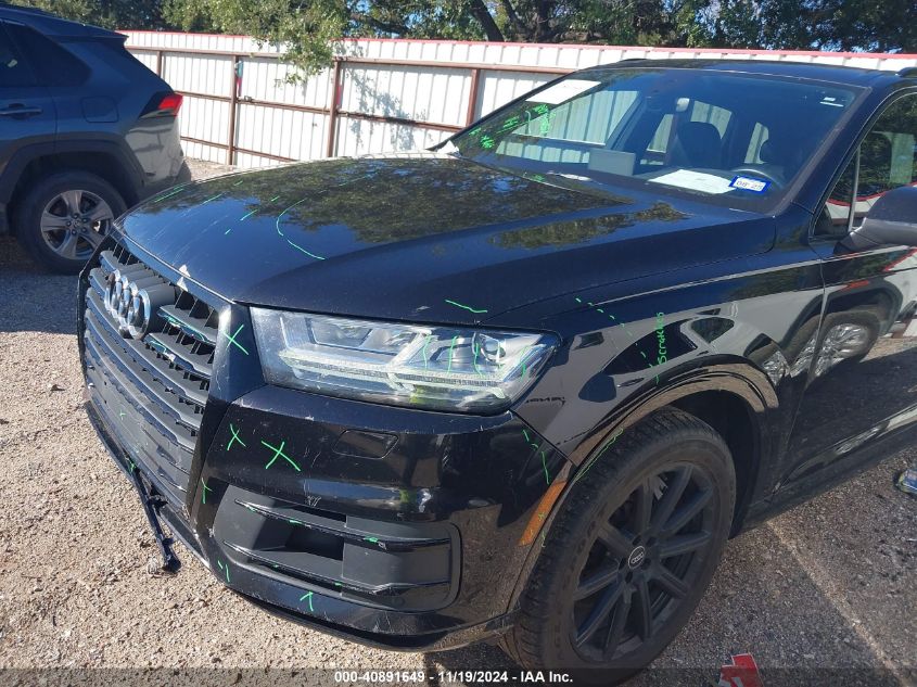 2019 Audi Q7 55 Premium/55 Se Premium VIN: WA1LAAF78KD047772 Lot: 40891649