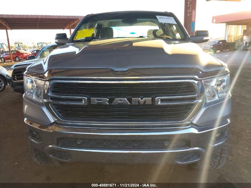 2019 Ram 1500 Big Horn/Lone Star 4X4 5'7 Box VIN: 1C6SRFFT0KN916936 Lot: 40891671