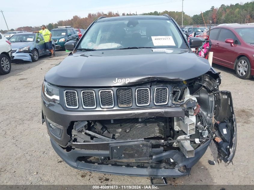 2018 Jeep Compass Latitude Fwd VIN: 3C4NJCBBXJT489501 Lot: 40891673