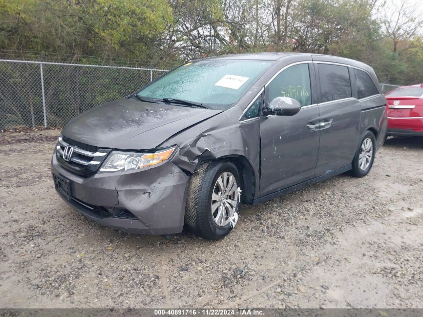 2016 Honda Odyssey Ex-L VIN: 5FNRL5H65GB107061 Lot: 40891716